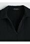 Original Polo Collar Slit Dress - 7