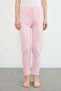 Striped Elastic Waist Pajama Bottoms - 7
