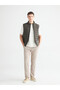 Trendlucky Standard Fit Stand Collar Men's Puffer Vest with a Difference - 3