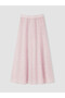 Original Elastic Waist Polka Dot Flared Skirt