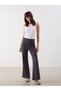 Trendlucky Women's Textured Trousers with Elastic Waist and Difference in Color
