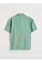 Basic Short Sleeve Boy's Shirt with Nevavm Difference - 3