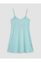 Nevavm Floral Maternity Nightgown with String Straps and a Difference in Color - 7