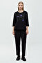 Pants with Velvet Stripe on the Sides - 2