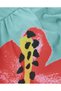 Girl's Crochet Bebe Collar Floral Dress 2-8 Years Blue - 4