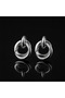 Modern Couple Look Hoop Earrings - 3