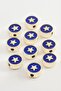 Semeglbl Star Enamel Horse (213641) 1 Piece-Turquoise - 2