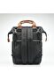 Luxury Leather Thermal Compartment Waterproof Stain Resistant Wipe-Clean Mom and Baby Care Backpack - 2
