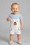 Baby Boy Teddy Bear Printed Short Sleeve 100% Cotton Summer Baby Romper Newborn Daily Romper 0-9 Months - 4