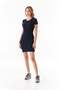 Basic Crew Neck Lycra Dress - 4