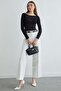 Boat Neck Transparent Blouse - 2