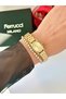 Steel Strap Minimal Case 2 Year Warranty Waterproof Women's Wristwatch + Bracelet Gift - 6