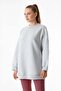 3 Yarn Basic Crew Neck Oversize Sweatshirt