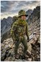 Camouflage Patterned Safari Hat - Outdoor Fishing and Hunting Hat with Neck and Brim Protection (57-58 cm) - 2