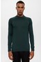 Green Half-Thigh Men's Knitwear - 5
