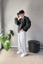 Flaw Atelier Baggy Sweatpants Gray Melange - 8