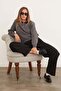 Basic Polo Neck Half Button Knit Sweater - 4
