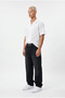Men's Embroidery Detailed Short Sleeve Oversize Shirt White - 3