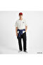 قميص بيسبول أبيض للرجال من Cursive Varsity Pinstripe Cropped Baseball - 3