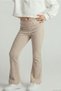 Girl's Leggings, Waist Part Arma Accessory Detail 3-7 Years, Beige