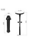 Alto Saxophone Stand Foldable Portable Saxophone Tripod Holder Support Bracket Woodwind Musical I... - 2