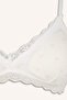 Lace Detailed Detachable Cup Padded Wire Free White Closed Bralet H7274Ax26Sp - 8