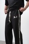 Men's No1 Stripe Detailed Regular Fit T-Shirt Trousers Set Black - 6