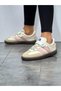 Children's Velcro Lace-Up Waterproof Sports Shoes - Beige Powder - 2
