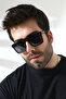 Men's Square Black Accessories Polarized Sunglasses 23061 C2 P