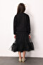 Black Girl's Long Tulle Skirt - Mindy - 3