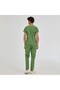 Pistachio Green Dr. Greys Doctor Nurse Medical Scrubs Set Terry Cotton Fabric - 5