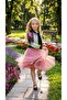 Special Occasion Evening Dress with Sequin Jacket for Girls - 2