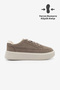 Women's Sneaker Lace-Up Thick Sole Sports Shoes Domen Mink Suede - 3