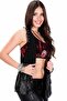 Ww109 Tasseled Metal Embroidered Women's Vest - 2