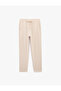 Beli Lace-Up Polka Dot Comfortable Fit Pajama Bottoms - 6