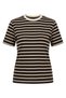 Coffee Ecru Striped T-Shirt