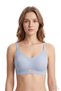 Seamless Bra - Elaris |   Laser Cut Underwire-Free Low-Cut Ribbon Detail Seamless Women's Bra 3-Pack - 3