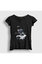 Women's Black Nina V2 Black Swan Ballet Ballerina T-Shirt 550573Tt