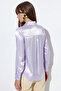 Women's Draped Satin Shirt B.Lila 1069 - 4