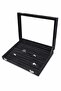Ring Box Sausage Model Alcantara Black