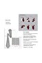 10 Pcs Ataturk Signed Multi-Purpose Bandana Scarf Red Color 50X50 (School, Event, Ceremony, Show) - 4