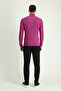 Turtleneck Slim Fit Patterned Cotton Knit Sweater - 3