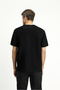 Crew Neck Oversize Lycra Printed T-Shirt - 4
