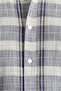 Short Sleeve Regular Fit Plaid Sports Cotton Button Collar Shirt - 5