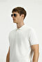 Regular Fit Polo Neck Knit T-Shirt