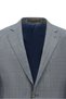 6 Drop Regular Fit Standard Cut Wool Mono Collar Fully Lined Classic Silk Blend Italian Jacket with Pockets - 3
