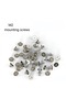 M2X2.5(5mm) 100PCS M2 M3 NVMe SSD Mounting Screws Nickel-Plated Phillips CM Screws for PC Motherbo - 3