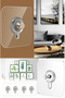 10 Pcs Strong Adhesive Pin No Drill Screw Nail Hook Wall Hanger Shelf Table Clothes Hanger - 3