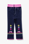 6-Piece Cotton Patterned Girls' and Baby Tights Set - 4