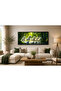 Beautiful Framed Canvas Wall Art 60x120 cm with Outer Frame, Elegant Home Decor - 3